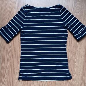 Ralph lauren striped tshirt short sleeve boat neck